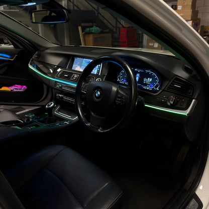 BMW 5 Series F10/F11 Ambient Lighting Installation