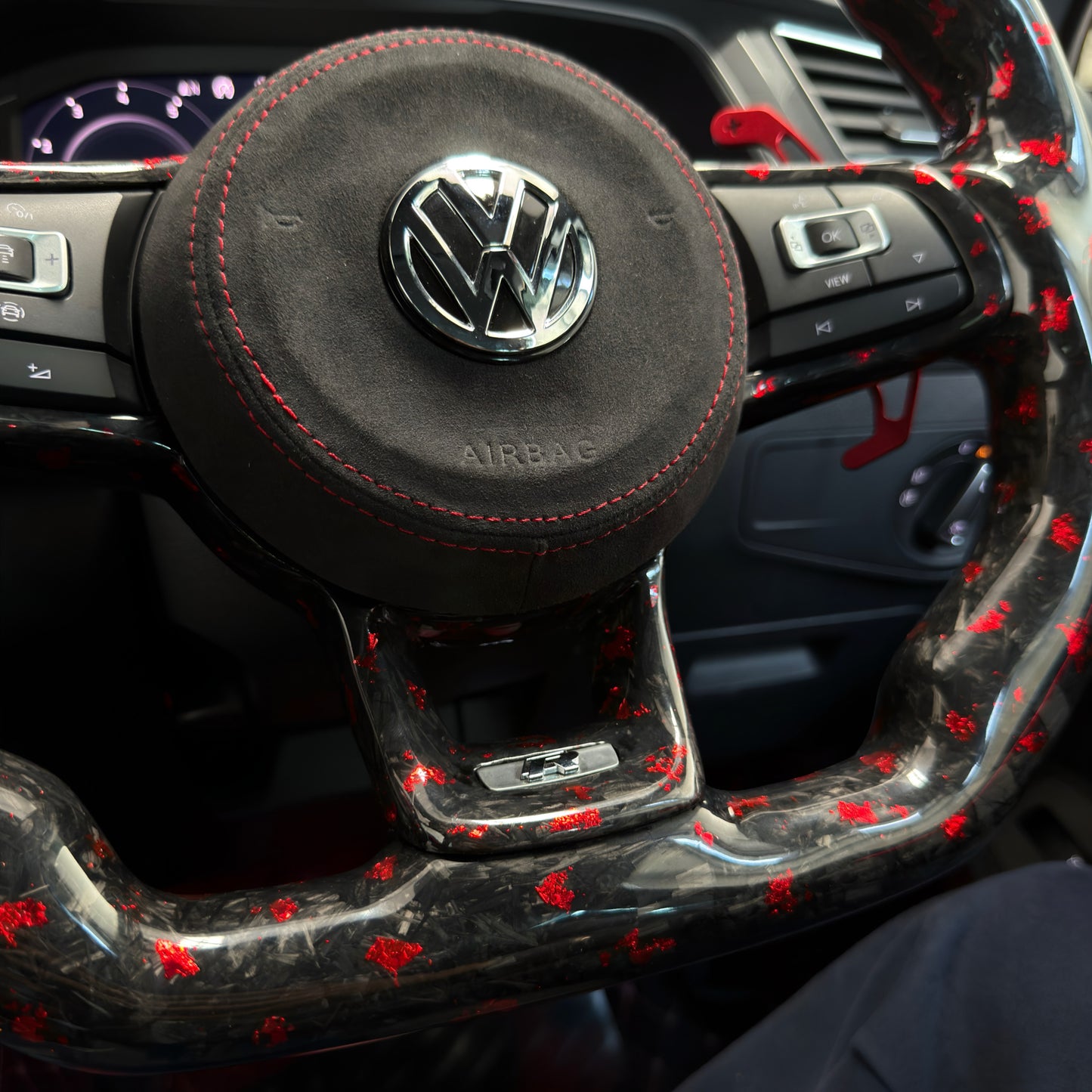 Volkswagen Forged Carbon Steering Wheel