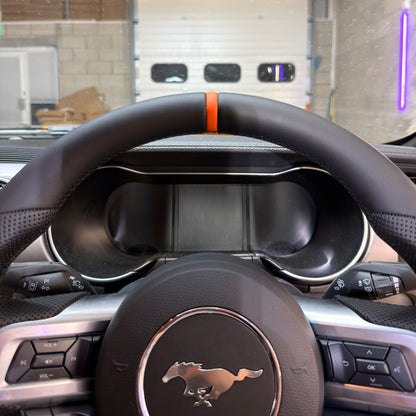 Mustang Perforated Leather Steering Wheel