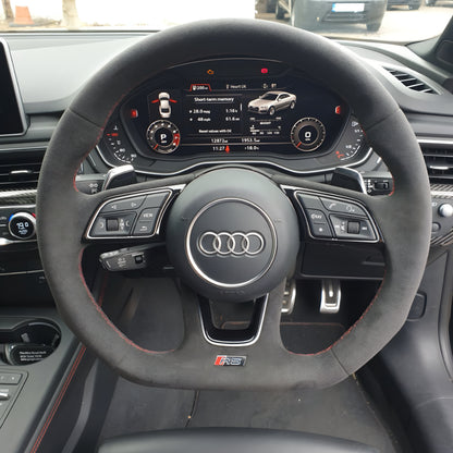 Audi RS Style Alcantara Steering Wheel