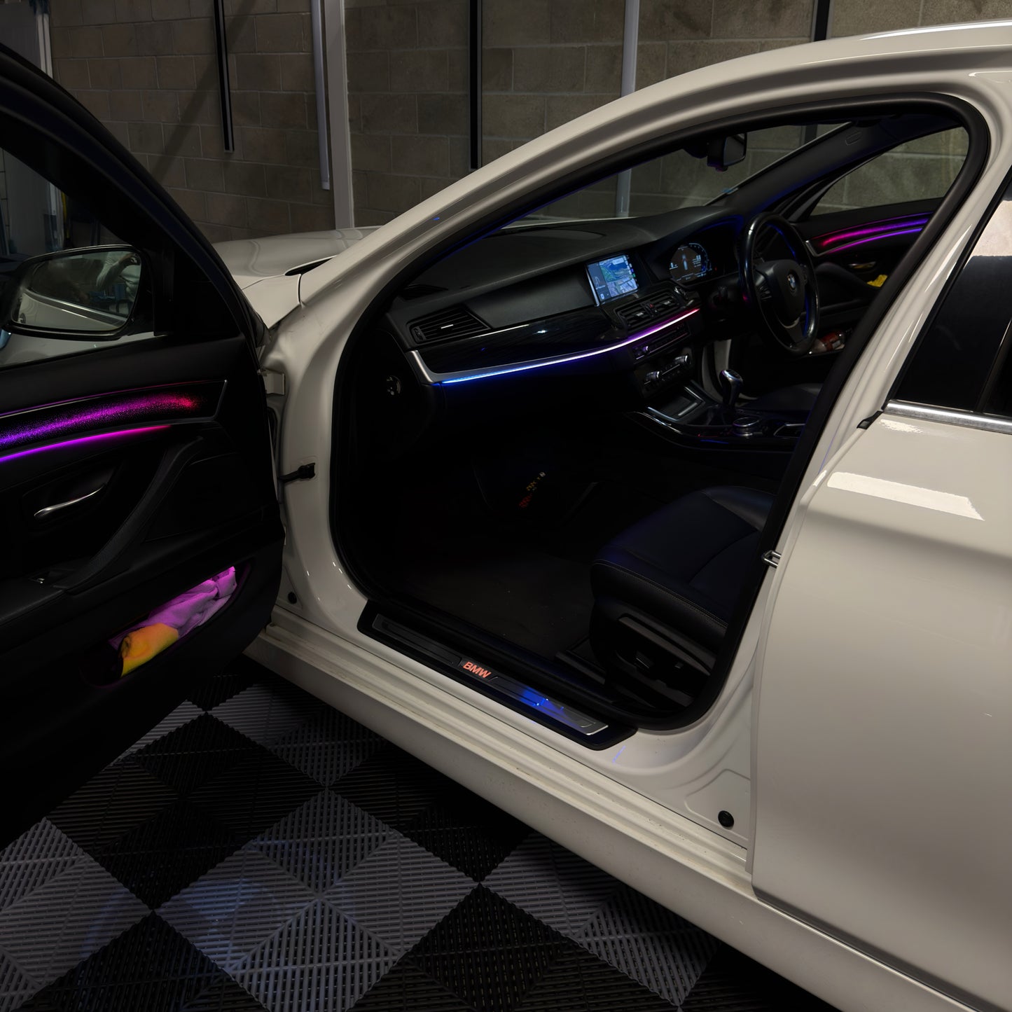 BMW 5 Series F10/F11 Ambient Lighting Installation
