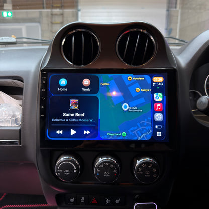 Jeep Compass 10.4" Screen Upgrade with Apple CarPlay/Android Auto
