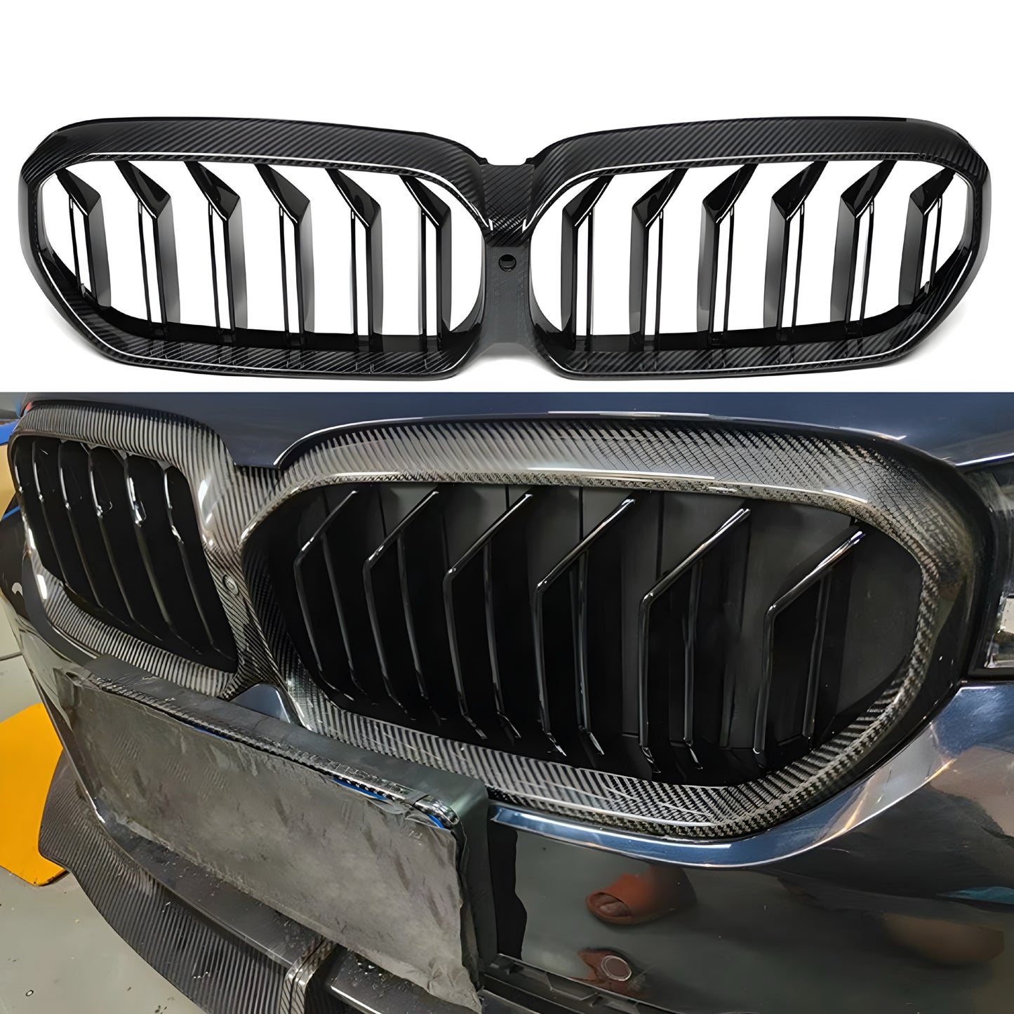 BMW M5 F90 / G30 5 Series LCI Carbon Fibre Front Grille
