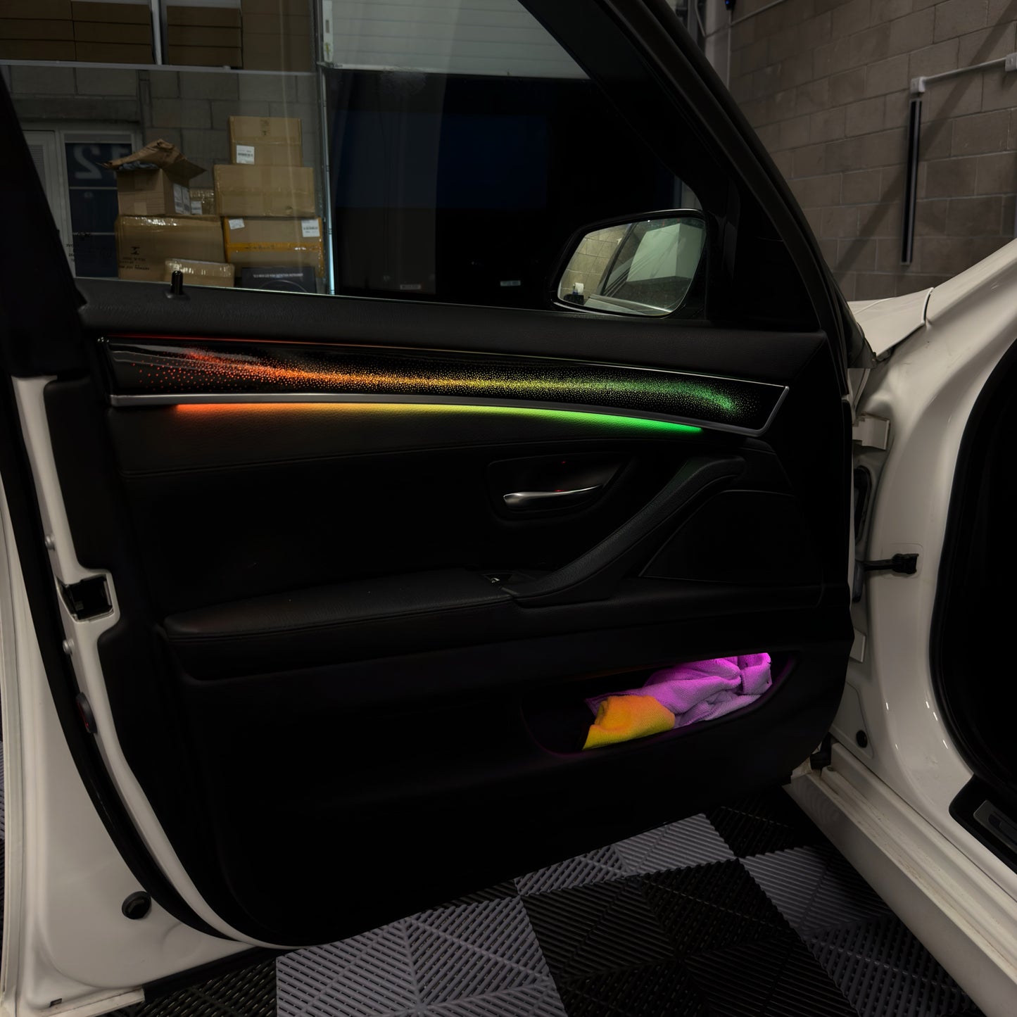 BMW 5 Series F10/F11 Ambient Lighting Installation