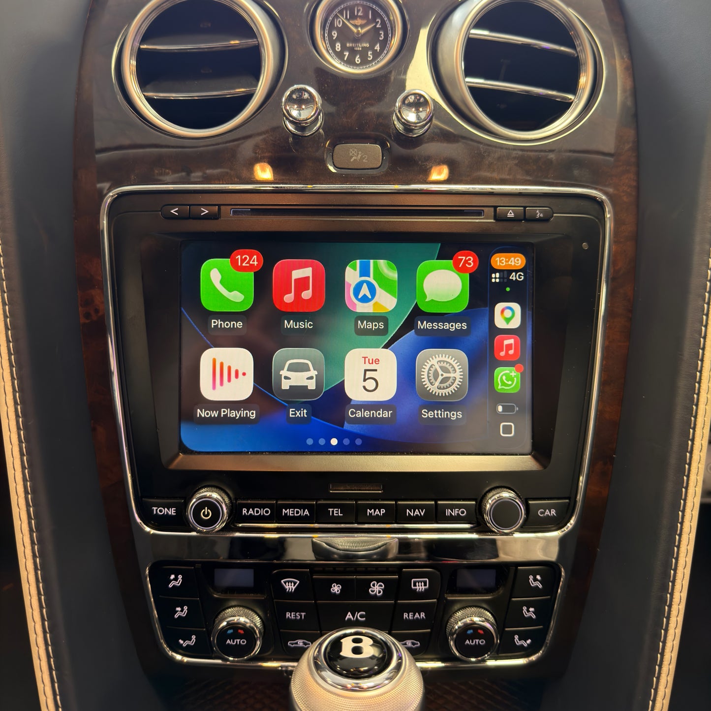 Bentley Continental GT/Flying Spur Apple CarPlay/Android Auto Upgrade