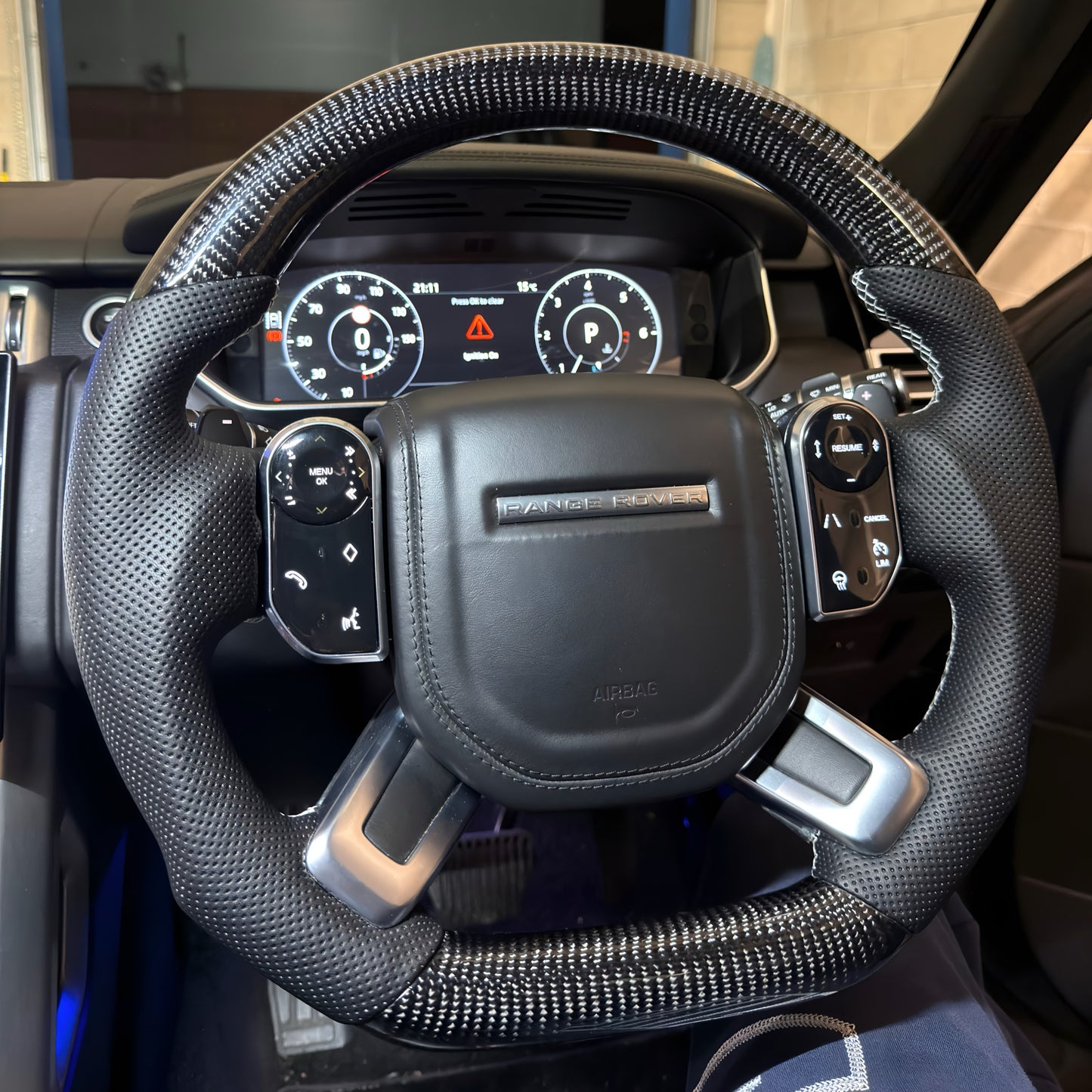 Range Rover Carbon Fibre Steering Wheel