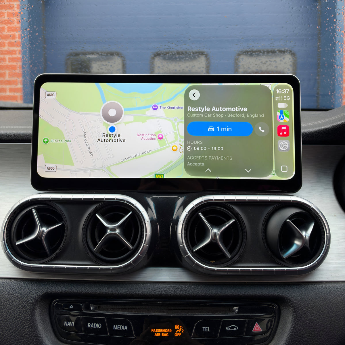 Mercedes-Benz X-Class 12.3" Screen Upgrade