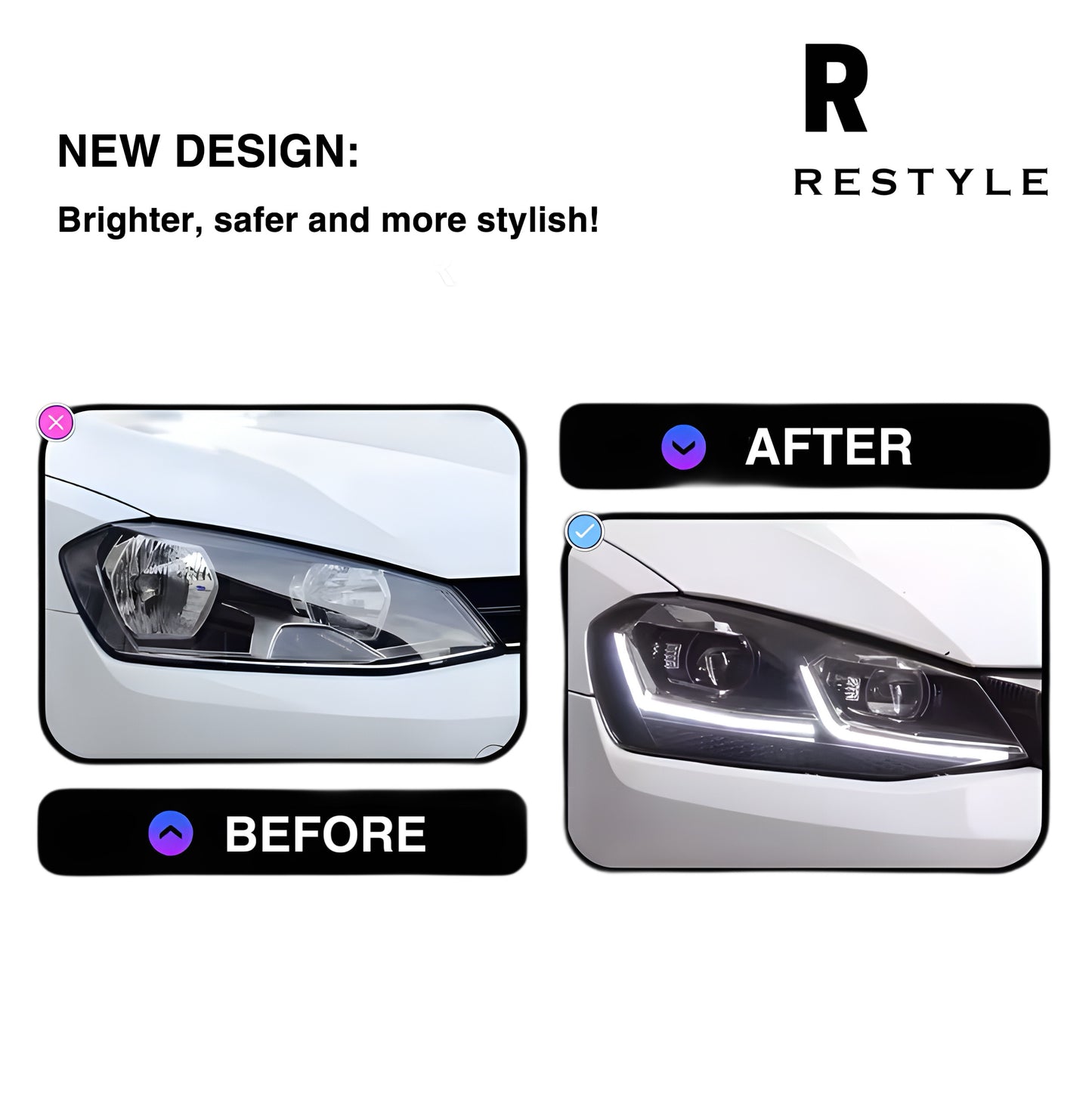 Volkswagen Golf MK7/7.5 Headlights