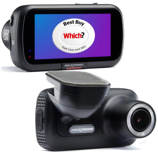 Nextbase 322GW Dashcam – 1080p/60fps
