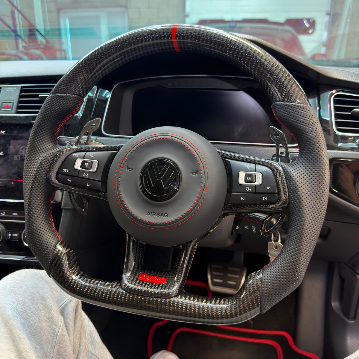 Volkswagen Golf MK7/7.5 Custom Carbon Fibre Steering Wheel