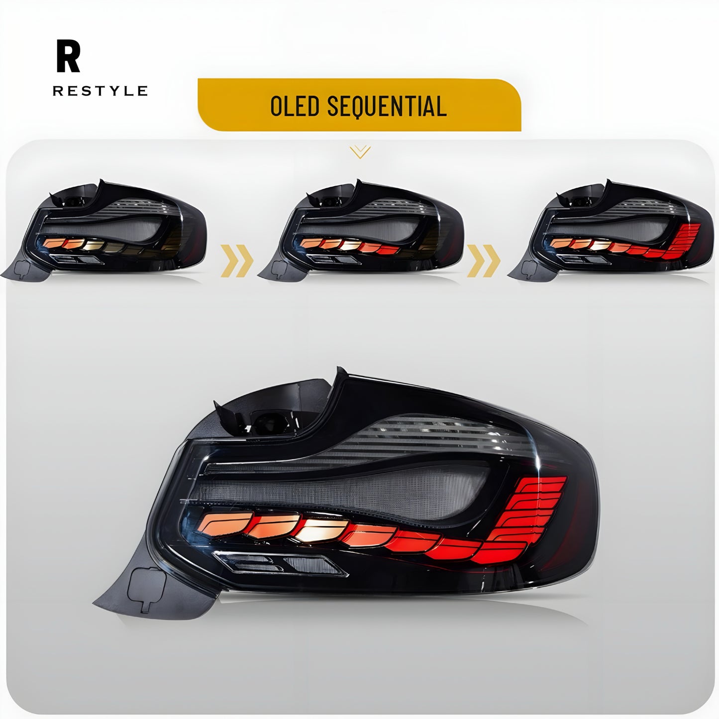 BMW 2 Series F22/F23 (2014–2021) Sequential LED Tail Lights – Standard & Smoked