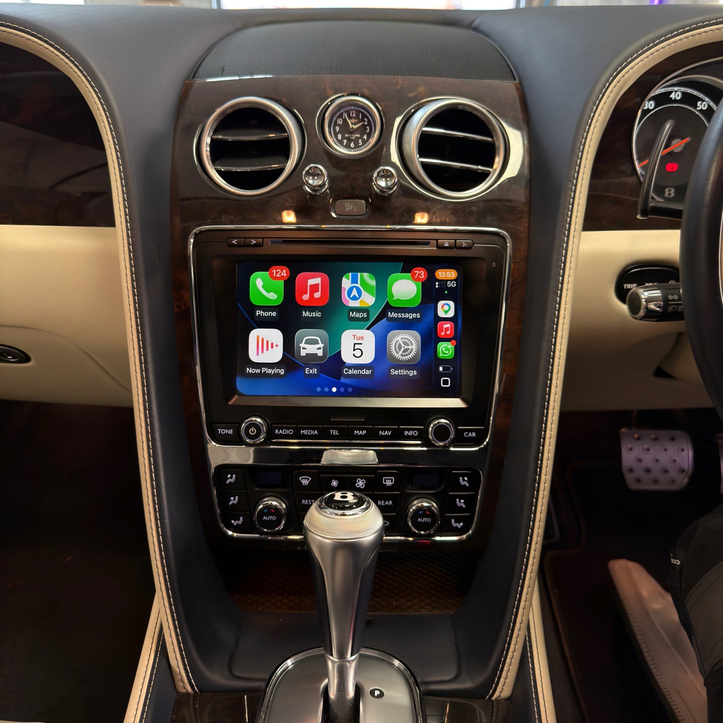 Bentley Continental GT/Flying Spur Apple CarPlay/Android Auto Upgrade