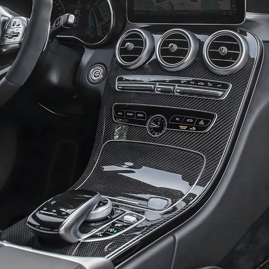 Mercedes W205 Carbon Fibre Centre Console Trim