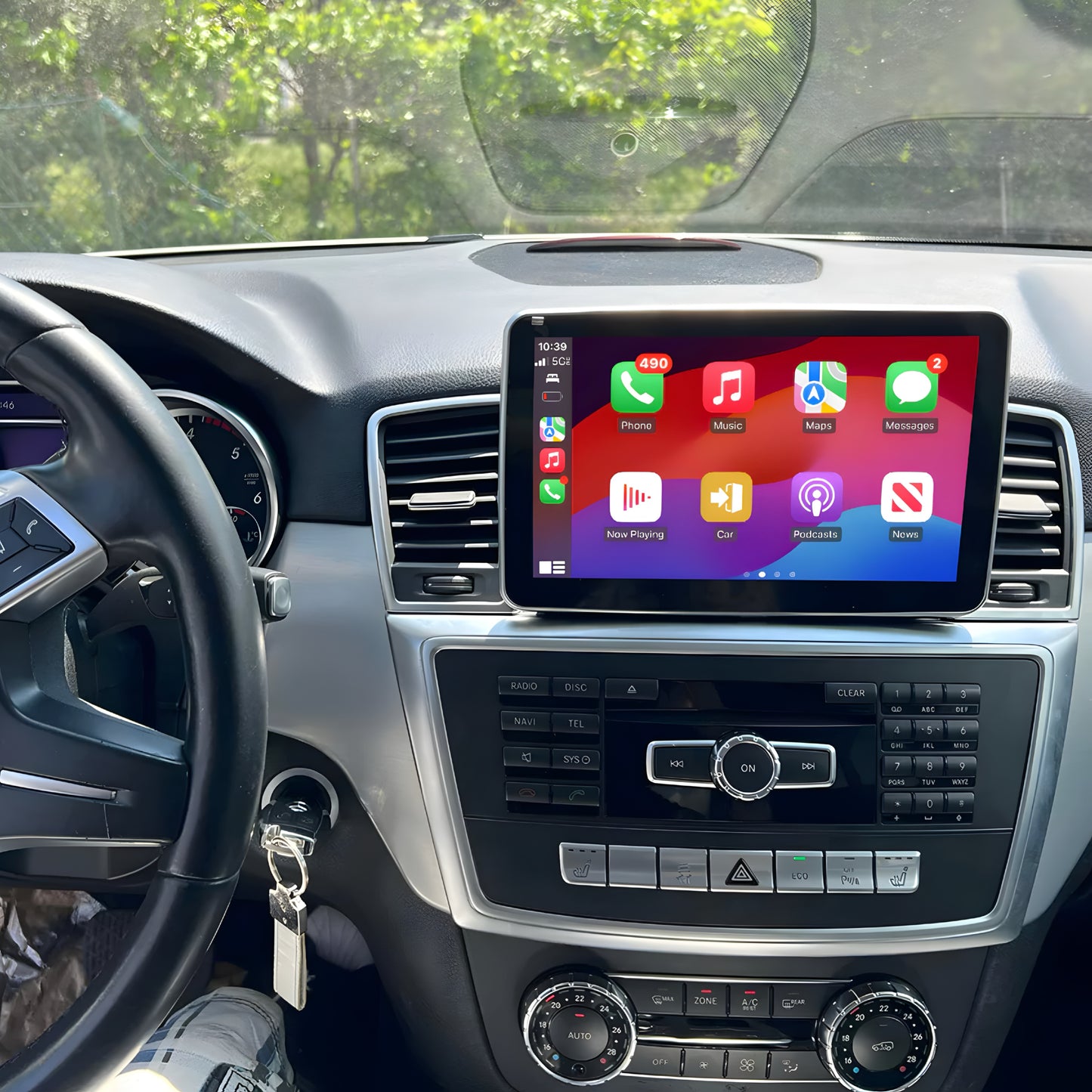 Mercedes W166 M-Class 9" Screen Upgrade