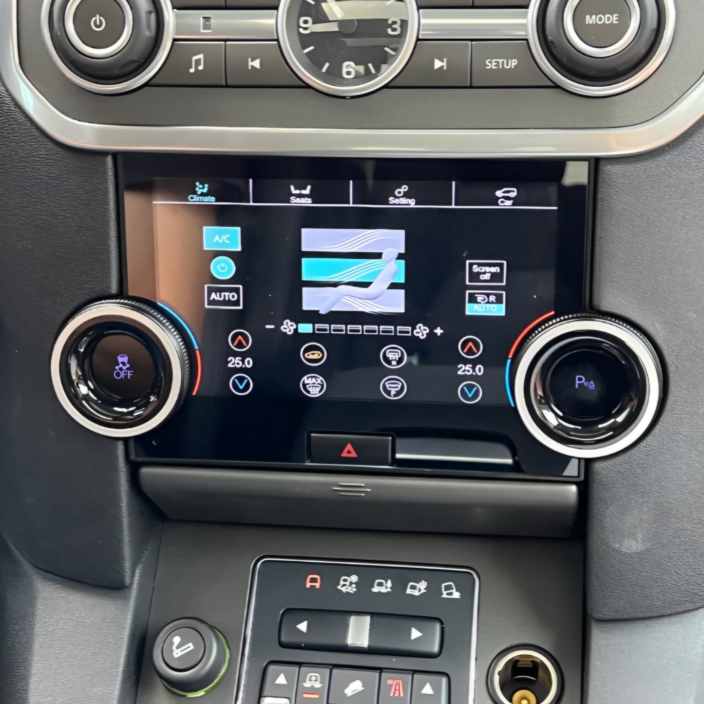 Land Rover Discovery 4 Touch Climate Control Panel
