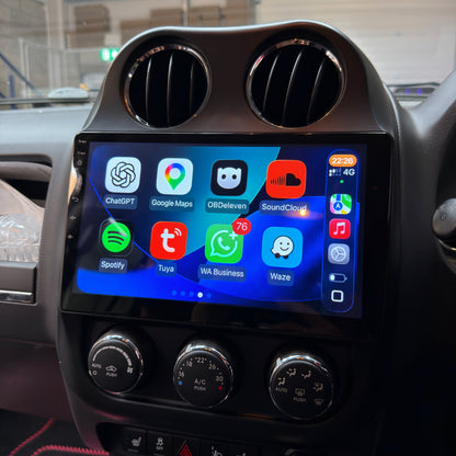 Jeep Compass 10.4" Screen Upgrade with Apple CarPlay/Android Auto