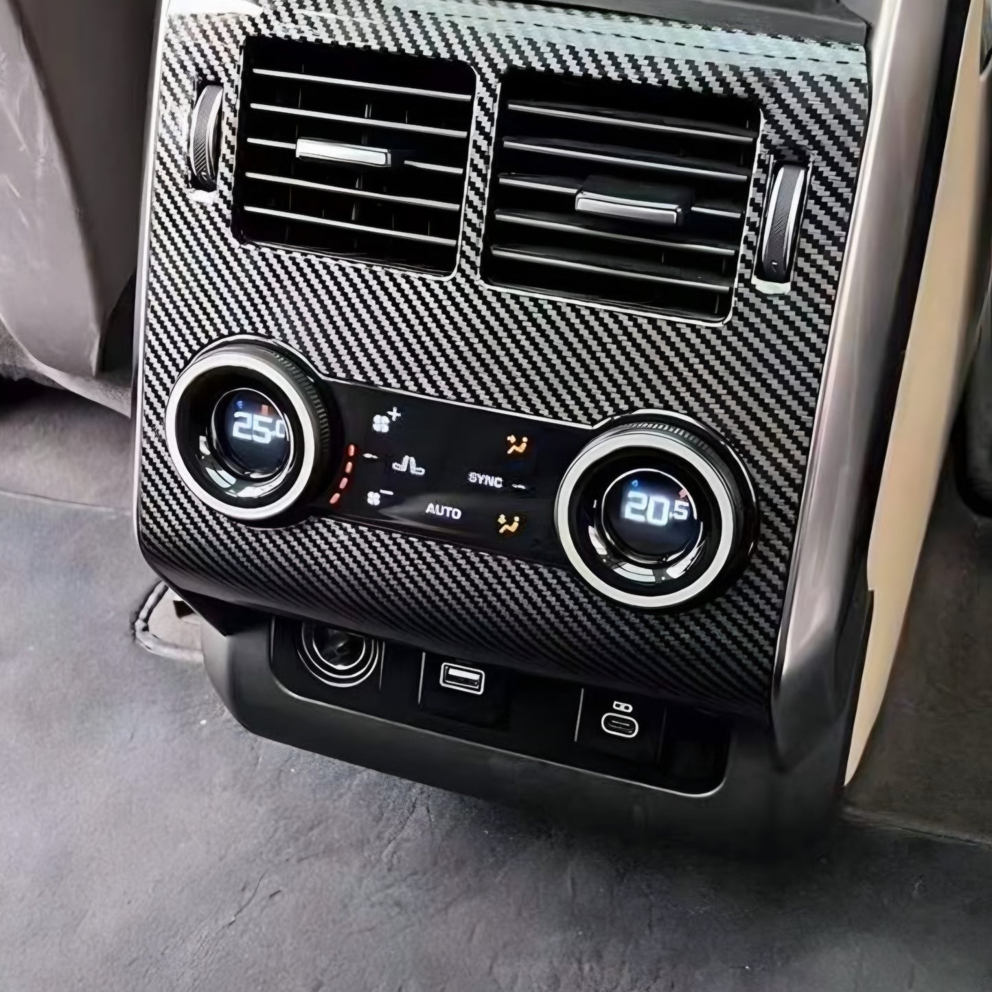 Range Rover Sport Rear Climate Control Panel