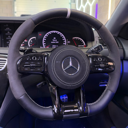 Mercedes-Benz AMG Leather and Alcantara Steering Wheel