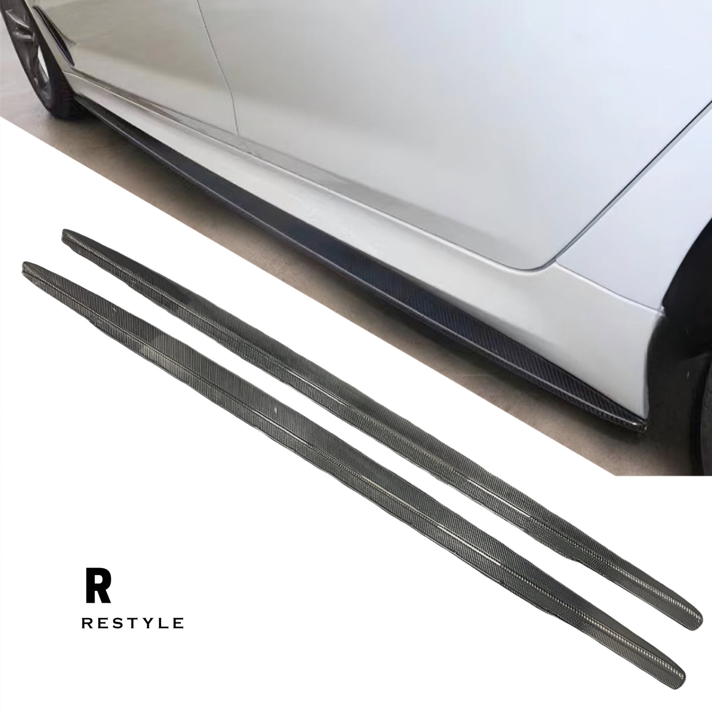 BMW F90 M5 & G30/G31 5 Series Carbon Fibre Side Skirts