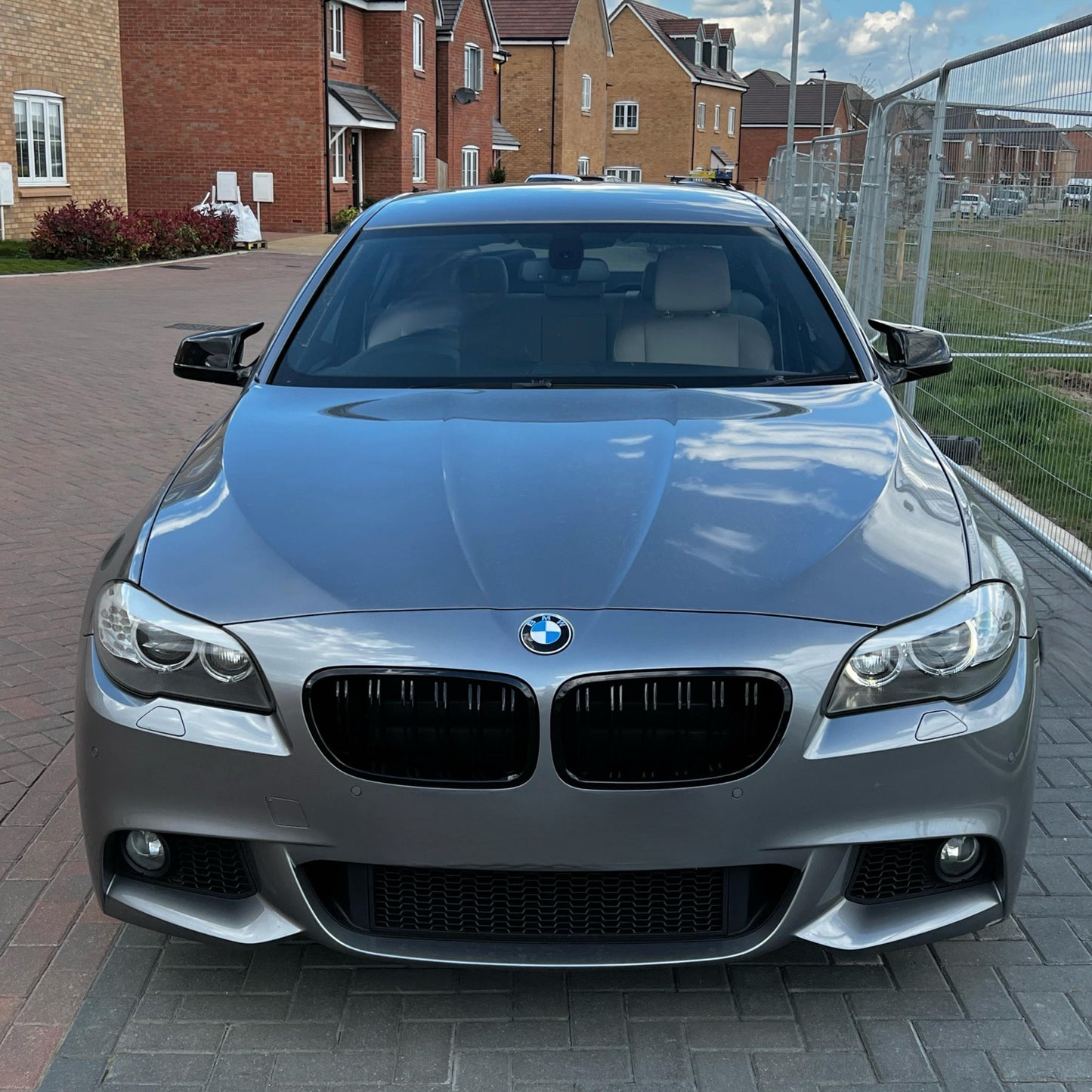 BMW 5 Series F10 (2010–2017) Gloss Black Wing Mirror Covers