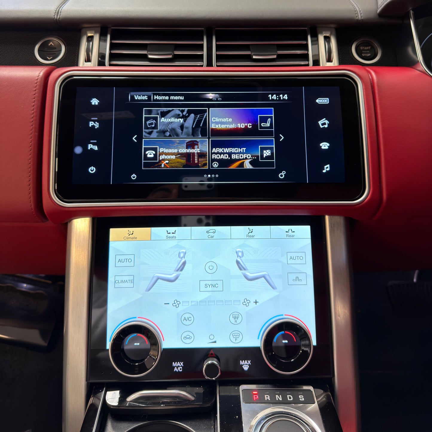 Range Rover Vogue L405 Climate Control Touch Panel