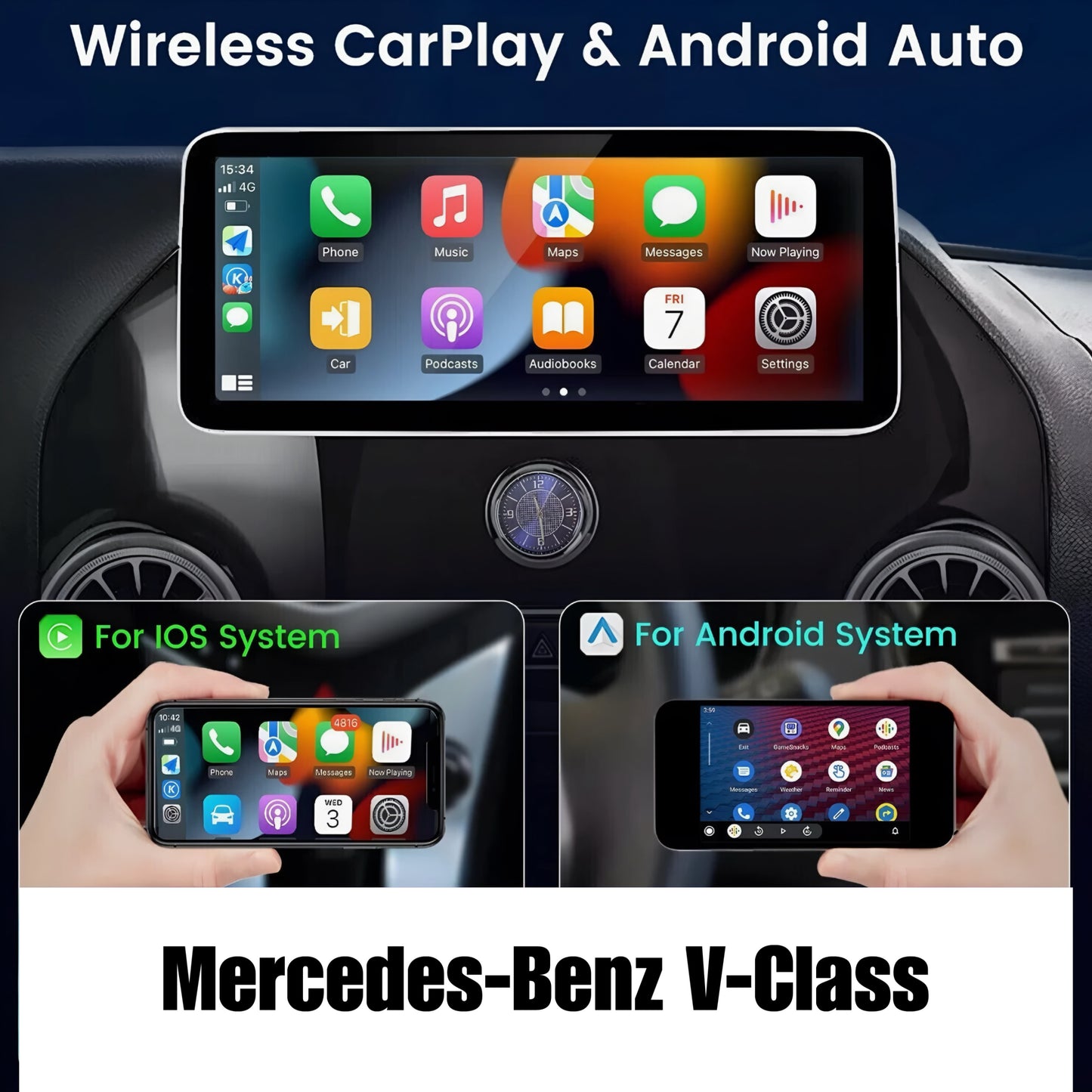 Mercedes-Benz V-Class 12.3" Screen Upgrade