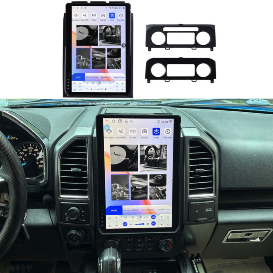 Ford Raptor F150 14.5" Tesla Style Screen Upgrade