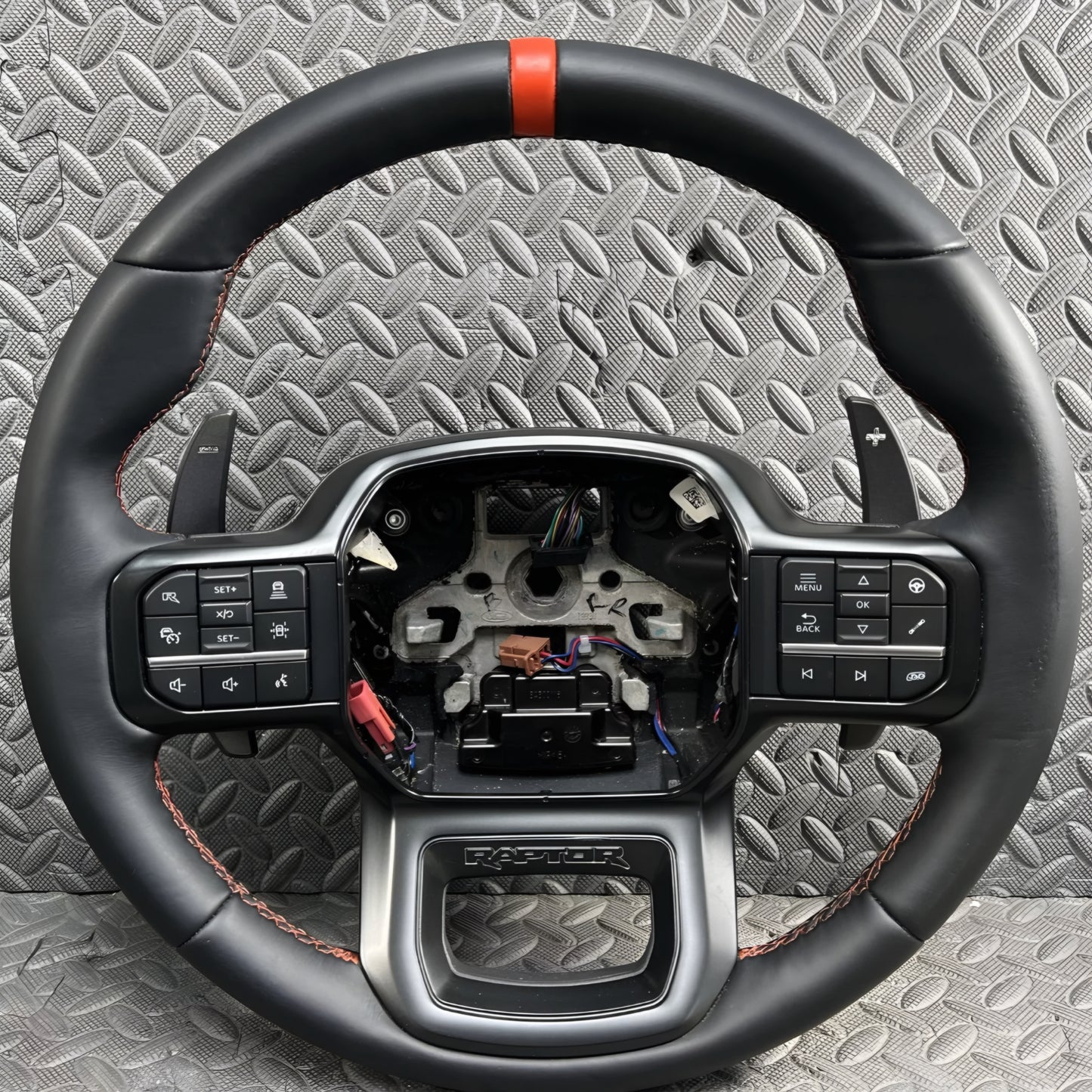 Ford F-150 Raptor Custom Leather Steering Wheel