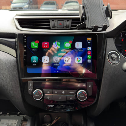 Nissan Qashqai (2013-2020) 10" Screen Upgrade with Apple CarPlay/Android Auto