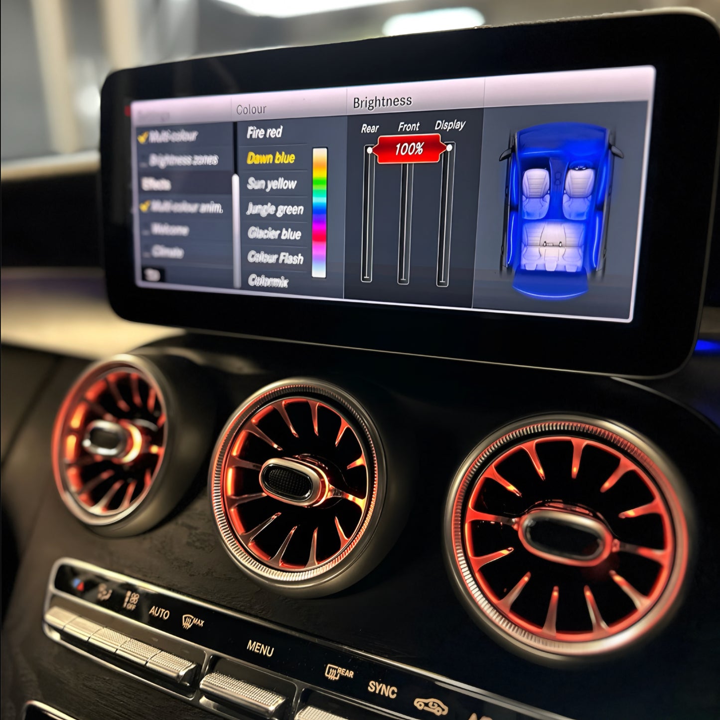 Mercedes-Benz C-Class/GLC Ambient Lighting Package