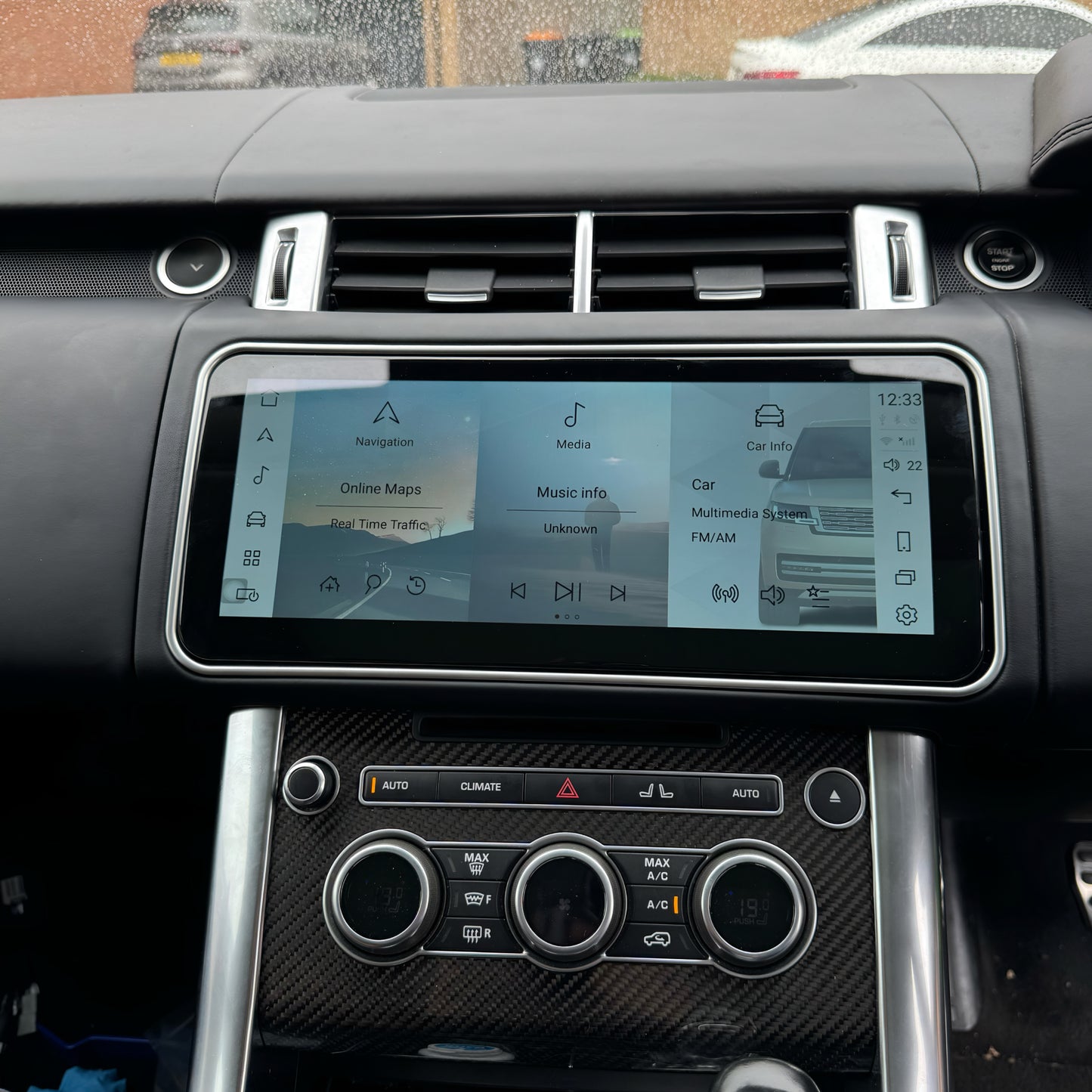 Range Rover Sport 12.3" Screen Upgrade
