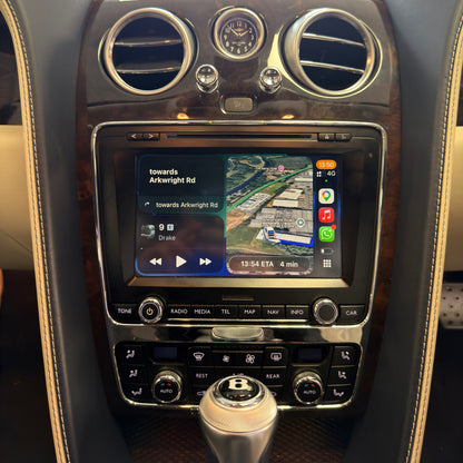 Bentley Continental GT/Flying Spur Apple CarPlay/Android Auto Upgrade