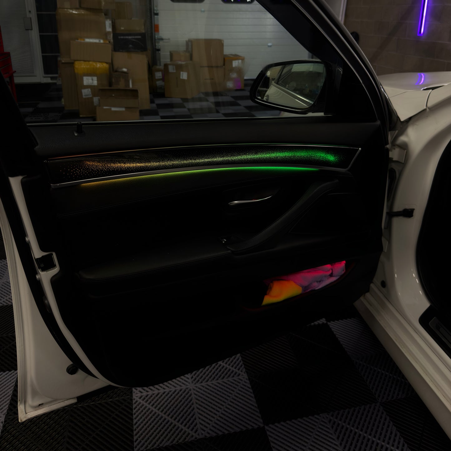 BMW 5 Series F10/F11 Ambient Lighting Installation