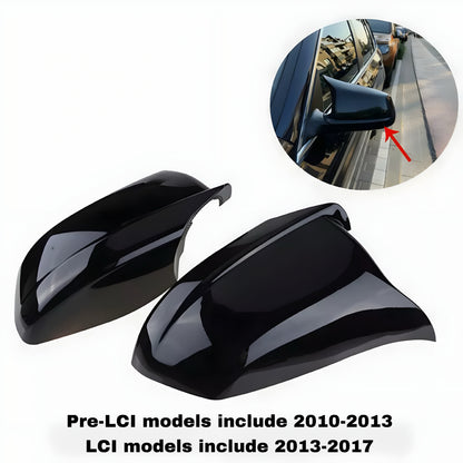 BMW 5 Series F10 (2010–2017) Gloss Black Wing Mirror Covers