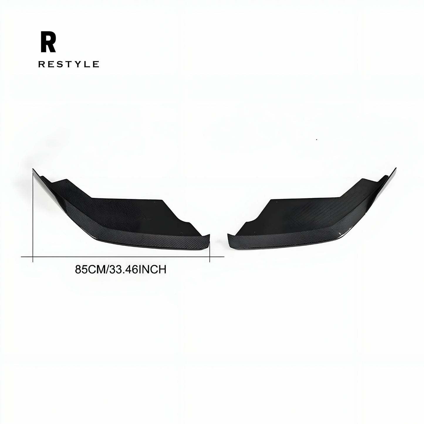 Lamborghini Huracan LP600 LP610 Real Carbon Fiber Front Bumper Lip