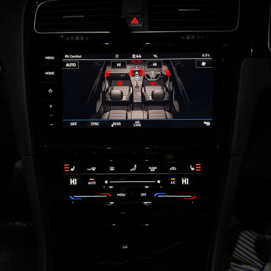 VW Golf MK7/7.5 LCD Touch Climate Control Panel