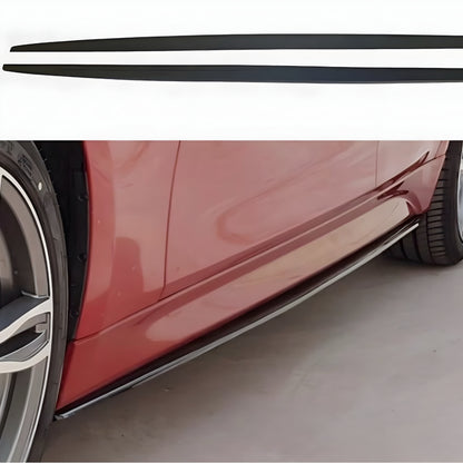 BMW F30 Gloss Black Side Skirts – M Performance Style