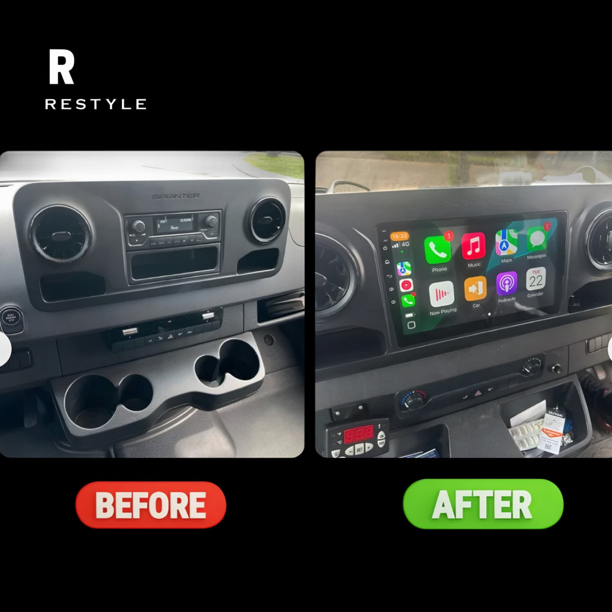 Mercedes-Benz Sprinter Screen Upgrade