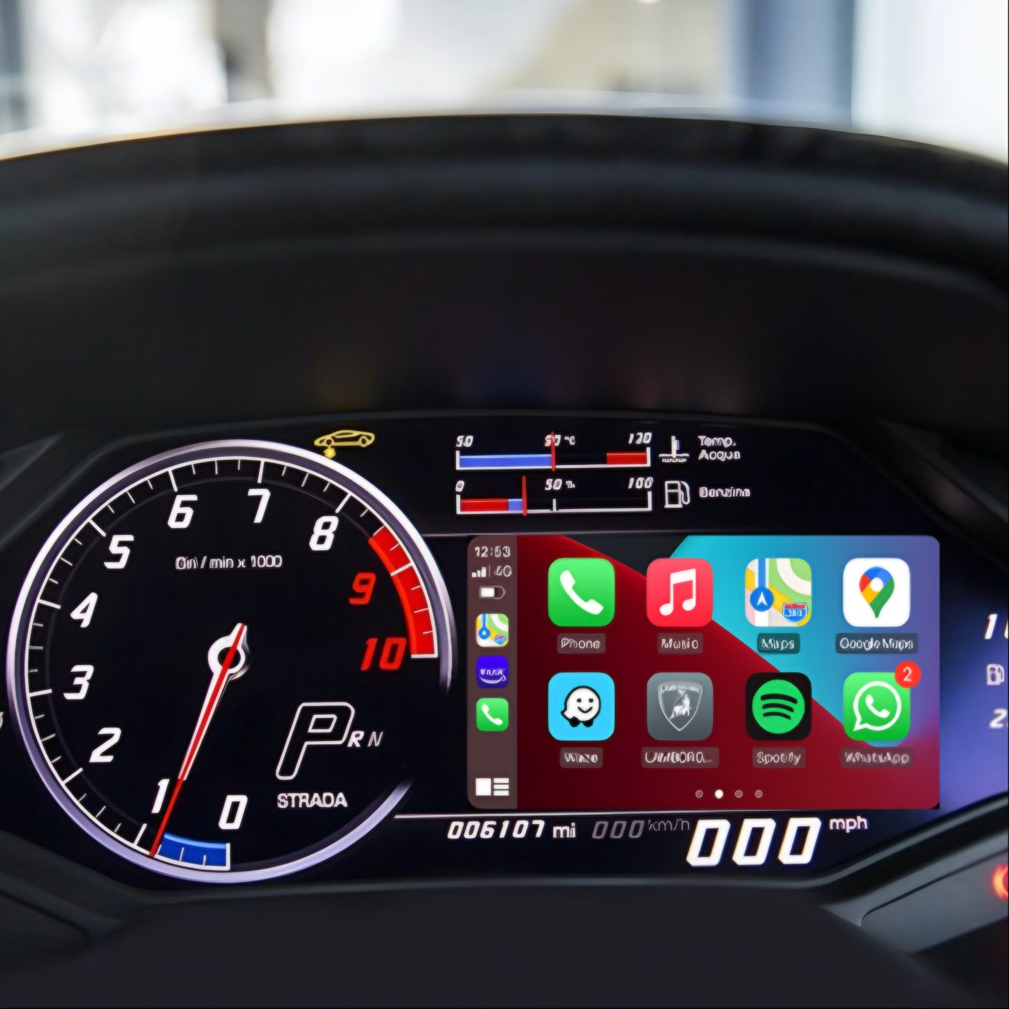 Lamborghini Huracan (2013–2019) Apple CarPlay & Android Auto Activation