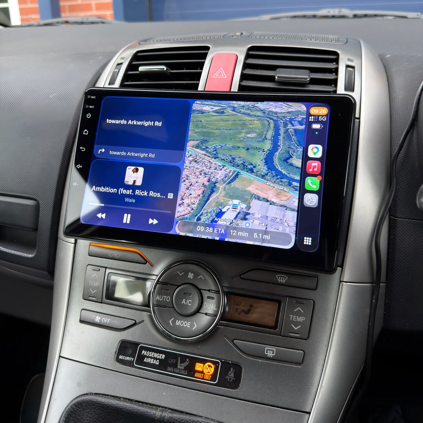 Toyota Auris 9" Screen Upgrade (2006-2012)
