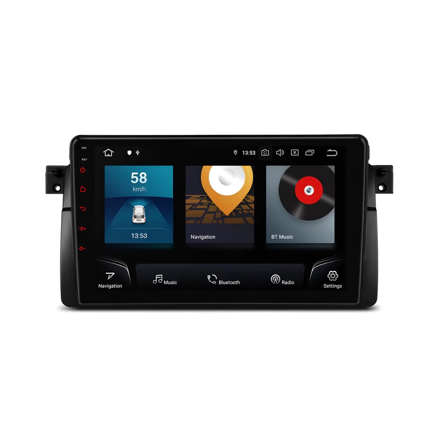 BMW E46 9" Android Touch Screen Upgrade (1998–2006)