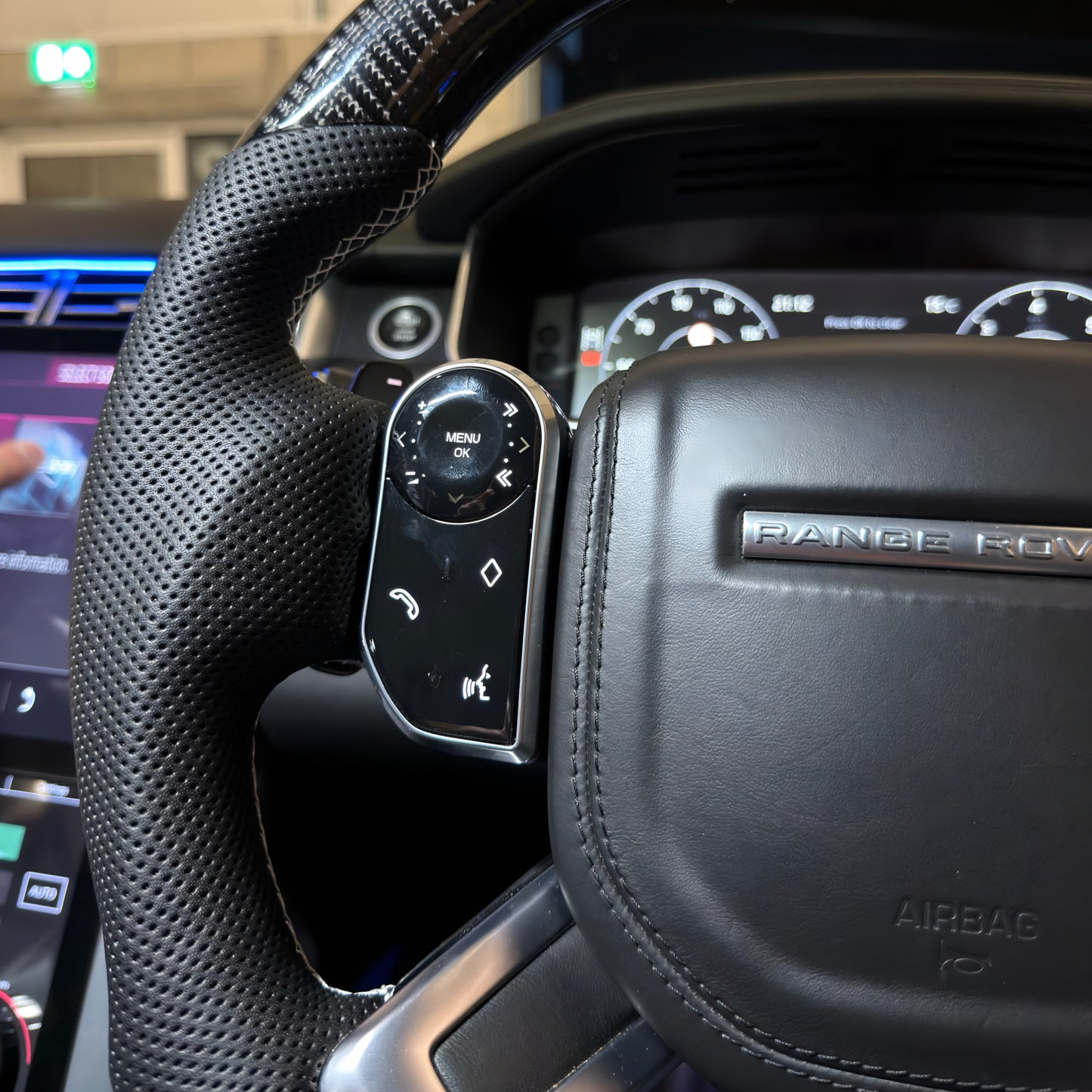 Range Rover Carbon Fibre Steering Wheel