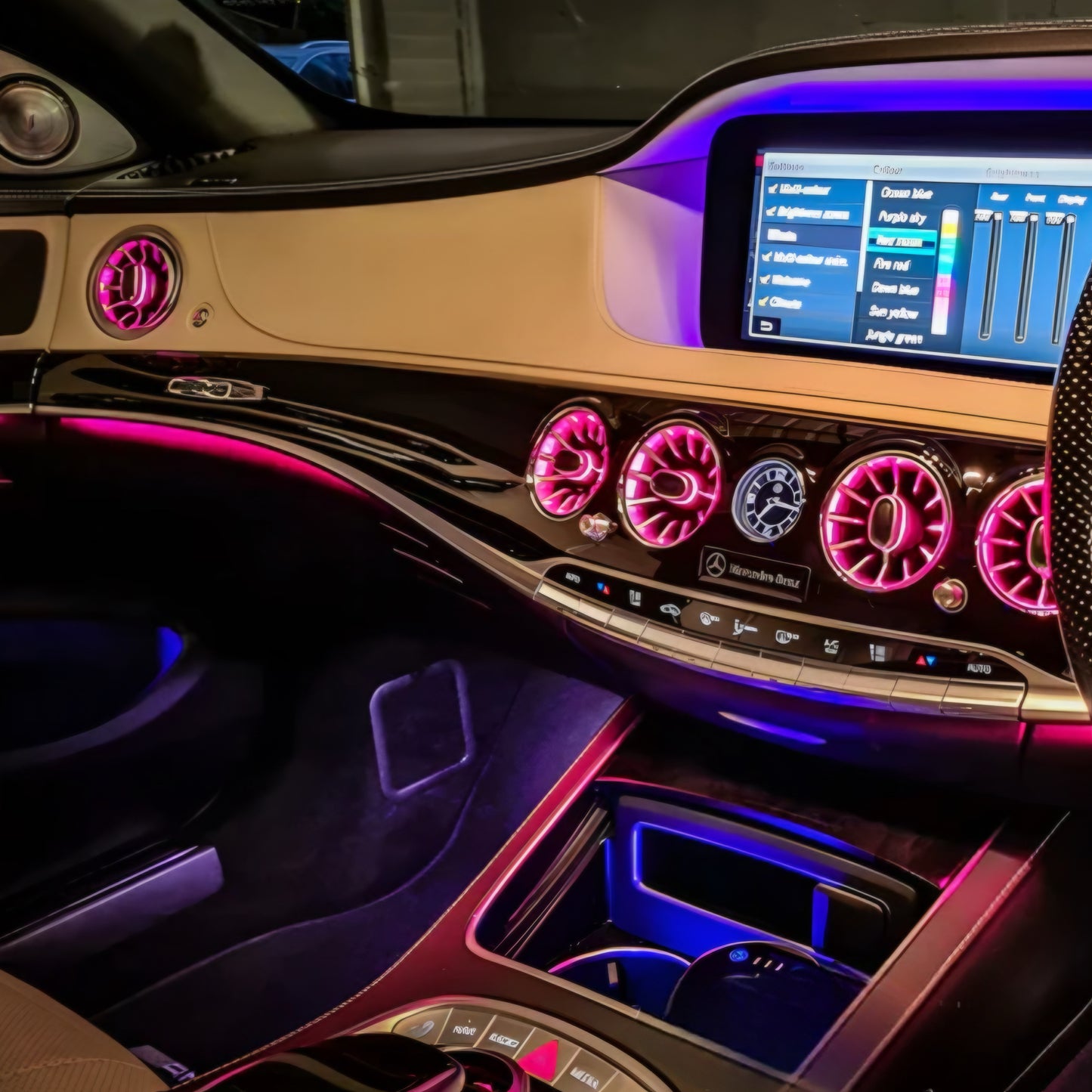 Mercedes-Benz S-Class Ambient Lighting Package