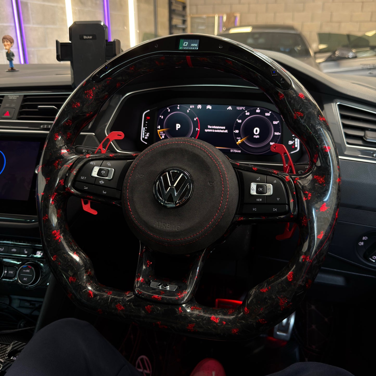 Volkswagen Forged Carbon Steering Wheel