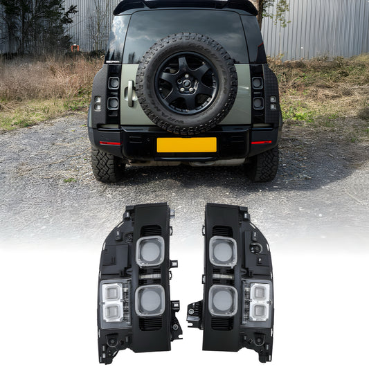 Land Rover Defender L663 Smoked Rear Lights