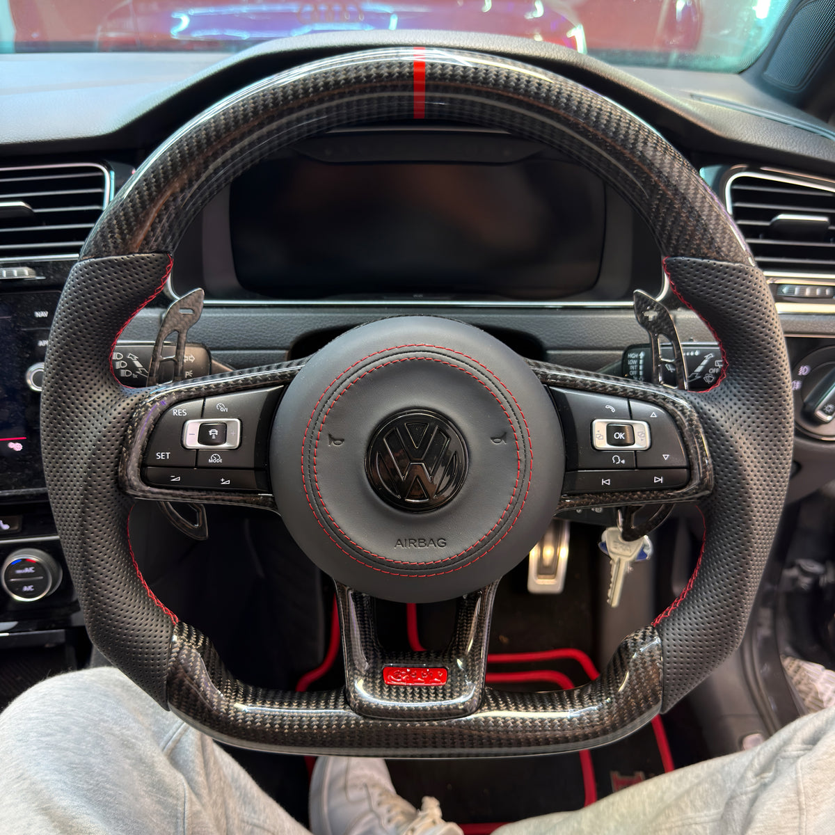 Volkswagen Golf MK7/7.5 Custom Carbon Fibre Steering Wheel