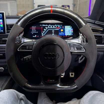 Audi RS6/RS7 Carbon Fibre/Alcantara Steering Wheel