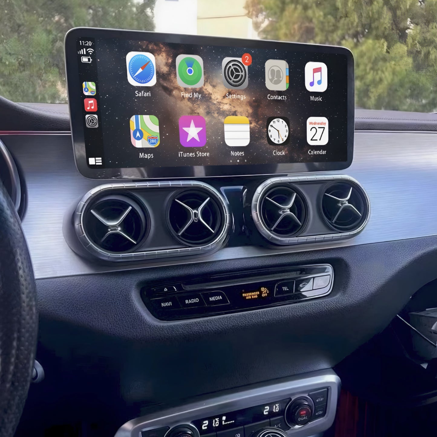 Mercedes-Benz X-Class W470 10.25" Android Screen Upgrade