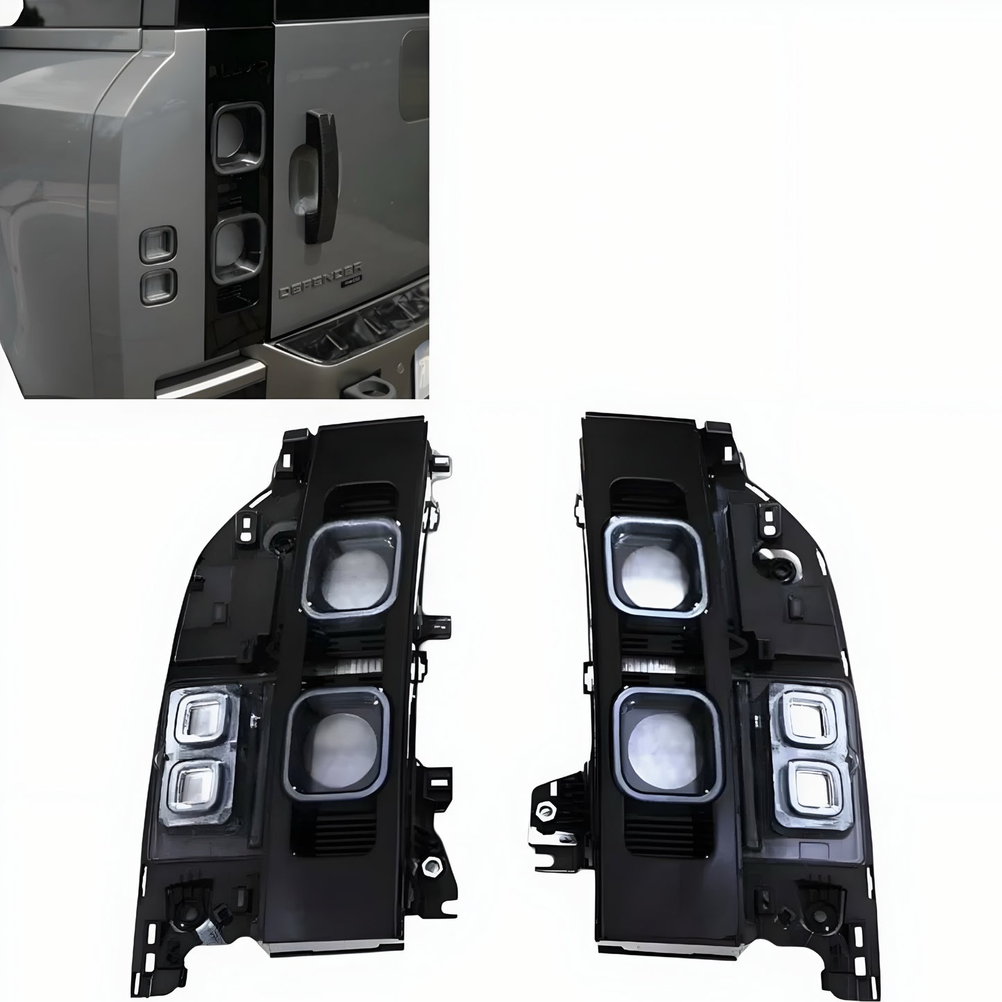 Land Rover Defender L663 Smoked Rear Lights