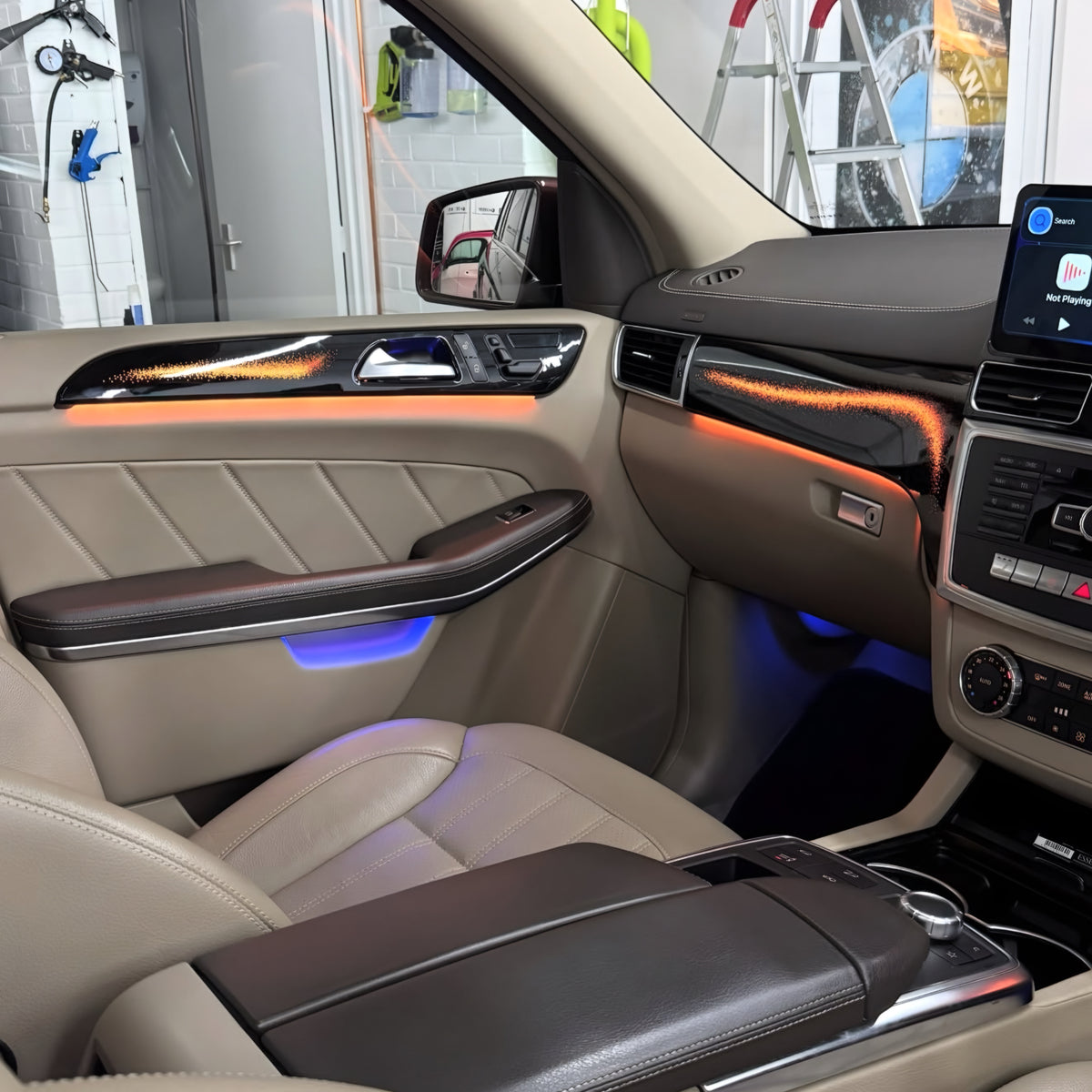 Mercedes-Benz ML/GL/GLE W166 Trim Ambient Lighting